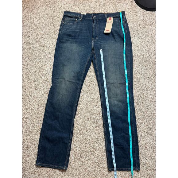 NWT, Men's Levi's 514 Blue Jeans/Pants size 40X34 STRETCH; Blank Red Tab - Picture 5 of 11